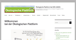 Desktop Screenshot of oekologische-plattform.de