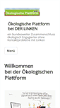 Mobile Screenshot of oekologische-plattform.de